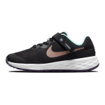Nike Revolution 6 FlyEase GS Must Metallik Punane Pronks Laste Tossud Mint-Foam Canyon-Purple DD1113-005 38.5