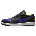 Air Jordan 1 Low Lakers Meeste Tossud Must Tume-Concord Kollane 553558-075 42