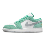 Air Jordan 1 Low SE GS Uus Smaragd Laste Tossud Valge Hele-Teras-Hall Takso DO8244-301 38.5 blue