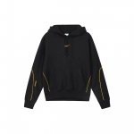 Nike X Drake Nocta seeria fliisvoodriga kapuuts koos detailidega meeste topsid, must DA4104-010 S