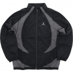 Jordan Logo Tr&uuml;kk Kontrastne Krae T&otilde;mblukuga Jakk Unisex Jakk Must DX9368-011 M
