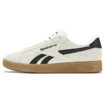 Reebok Club C Grounds UK Chalk Black Gum Unisex Tennised Cream Core-Black Rubber-Gum-04 100033073 42.5