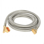 Dish Hose with 3/8" Male Elbow And 3/4" FHT Fittings. Reliable, Easy 6FT