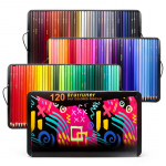 Brutfuner 48/72/120/150/160/180 v&auml;rvi pliiatsid Professionaalne &otilde;li puit pehme akvarellpliiats kooli joonistamiseks visandiks kunstitarbed