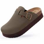 Moodsad Crestar Korgist Kingad Naistele Suede Korgist Kingad Reguleeritava Pandlaga Korgist Tald Mulled Korgist Kingad Unisex Libisemisvastase Tallaga Sandaalid Kaaretoega 41