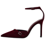 Zara Elegantne K&otilde;rge Kontsaga Kingad &Otilde;hukese Kontsaga 10cm Naiste Kingad Veinipunane 11218510625 38 black