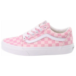 Vans Old Skool Seeria Roosa ja Valge Ruuduline Madala S&auml;&auml;rega Rula Kingad Unisex Tossud VN0A7Q2JZY2 34.5