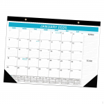 Desk Calendar Month Hanging Planner January to Do List Wall for School flower