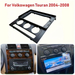 Autoraadio raamikomplekt Volkswagen Touran 2004 2005 2006 2007 2008 jaoks Auto stereo keskpaneeli hoidik paneeli viimistlusraam