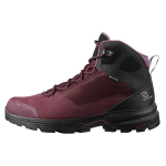 Salomon Outward Gore-Tex Mugavad igap&auml;evased vastupidavad k&otilde;rged matkajalatsid Naiste matkajalatsid Burgundiapunane 409580 36