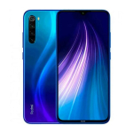 Renoveeritud originaal Xiaomi Redmi Note 8 globaalse ROM-iga koos telefoni&uuml;mbrisega Originaal Android-telefon 4000mAh aku Nelja kaameraga 4G nutitelefon 4GB 64GB sinine