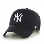 47brand MLB M&uuml;ts New York Suur Logo Puhas M&uuml;ts Pesapallim&uuml;ts Must (B-RGW17GWS-BKD) FREE