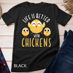 Elu on parem kanadega Naljakas kanakasvatuse disain Unisex T-s&auml;rk 2XL