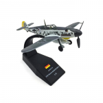 1/72 m&otilde;&otilde;tkavas valatud sulamist mudel Saksa h&auml;vitaja War Thunder BF109F4 S&otilde;jaline rakett-pommitaja BF 109F-4 Kogumiskingitused must