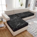 Diivani istmepadja kate elutuppa Stretch Prinditud diivani kate L-kujuline nurgadiivani katted Funda diivani elastne diivanikate Normal Size (S)-1pc