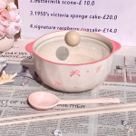 K&otilde;rgev&auml;&auml;rtuslik keraamiline nuudlikauss kaanega: Super Haldjalik, Vibu Disain, K&otilde;rge Temperatuurikindel, T&auml;iuslik Kiirnuudlite ja Riisi jaoks. Bowl + Lid (2-piece set)