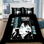 Anime tekikott padjap&uuml;&uuml;r M-Muichiro Tokitos Voodipesukomplekt T&auml;iskasvanud Poiss T&uuml;druk T&auml;iskasvanute Magamistoa Kaunistus Kingitus &Uuml;heinimese Kaheinimese 100x135cm-2pcs