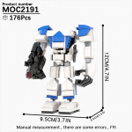 MOOXI Filmisarja Komplekt MOC Tellised Robot &Uuml;hilduv Tegevuskujukeste Mudeliga DIY Komplektid T&auml;iskasvanute Ehitusplokid M&auml;nguasjad Lastele Kingitused