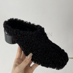 mood k&otilde;rged kontsad Tursked Luksuslikud karusnahast sussid Naistele Talv Kevad Uus Moer&otilde;ivad Seksikas Palus Puuvillane Slaidid Flip Flop Kleit Naiste Kingad 35