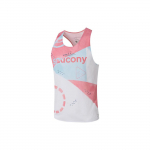 Saucony T&auml;ht V&auml;rviplokk &Uuml;mmargune kaelus Pullover Professionaalne V&otilde;idus&otilde;it Varrukateta Jooksus&auml;rk Unisex S&auml;rgid SC2239005-1 M