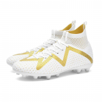 Meeste Jalgpallisaapad Pikad naelad K&otilde;rge pahkluu jalgpallijalatsid AG/TF Kids Outdoor Muru Klambrid Jalgpallisaapad Treening Jalgpallijalatsid 47