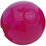 Koerapall - GLORIA - TPR mudel - 6,35 cm - Vastupidav - Ujuv ja uppumisvastane roosa