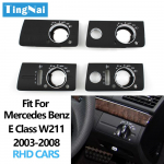 RHD eesmise armatuurlaua esitulede l&uuml;liti katte trimmi vahetus Mercedes Benz W211 E klass 320 350 550 jaoks W211 Gray Model C