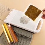 ABFS Kuumstantsimisfoolium Kile &Uuml;lekandefoolium Press Kaardivalmistusfoolium Press DIY Scrapbooking Masin Nahkfooliumpress EL Pistik