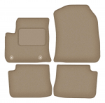Dywaniki samochodowe welurowe do: Peugeot 208 II Elektro hatchback (2019-) beżowe