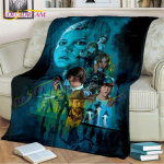 Stranger Things tekk Demodogs Cartoon Flanell tekk &Otilde;udustekk elutuppa Diivanvoodi lastele Kingitus Kodukaunistus 180x230cm