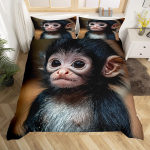Ahvikuninganna T&auml;is-kaksik tekikott, Kawaii loomaahvi tekikott oksad lehed voodipesukomplekt lastele t&uuml;drukutele teismelistele t&auml;iskasvanutele EU Single(135x200cm)