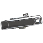 1 Pcs Chrome Tailgate handle Trunk handle for Isuzu for Chevrolet D-Max DMax RT50 RT85 2012~ With cream hole