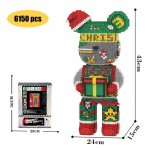 Kawaii karu ehitusklotsid, kokkupandavad m&auml;nguasjad, kaunistused, kodu sisustus, loomingulised ehitusklotsid, m&otilde;tlemist arendavad m&auml;nguasjad, m&auml;nguasjad kingituseks
