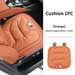 Uus Luksusauto Samet Nahk Padi Hingav Tagumise Istme Padi Kate BMW Tarvikud BMW F30 E60 F20 E46 E90 F10 G60 X5 jaoks Orange 1pc