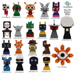 Sprunki Klotsikomplekt Oren, Raddy, Clukr, Fun Bot, Vineria, Hall, Brud, Garnold OWAKCX, Taevas, Hr. P&auml;ikesemudel M&auml;nguasjad Laste Kingitused