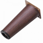 4 tk puidust t&auml;ispuidust m&ouml;&ouml;bijalad kaldus sirge libisemiskindel disain kapijalad reguleeritava k&otilde;rgusega kaldus stiil toolijalg pruun