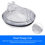 CMP 25304-000-020 Sta-Rite Asendus Dura Glass Pumba Kaas C3-139P1 jaoks white