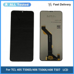 LCD-ekraani ja digiteerija t&auml;ielik koostis TCL 405 T506D TCL 406 T506K TCL 408 T507 jaoks