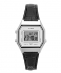 Casio Vintage Digitaalne Nahkrihmaga Kvarts LA680WEL-1 Unisex K&auml;ekell h&otilde;be