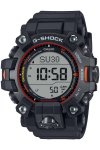 Casio MUDMAN P&auml;ikeseenergial t&ouml;&ouml;tav Valmistatud biomassist Must G-Shock Raadiojuhitav Kell, Plastik, GW-9500MEC-1JF, Meeste,