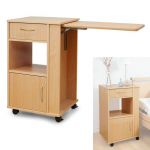 Table de chevet - Divit NT2 - Plateau de lit int&eacute;gr&eacute; - Hauteur et inclinaison r&eacute;glables - Marron