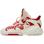 Coca Cola x Anta Bastard Slip Resistant Abrasion Resistant Low top Skateboard Shoes Women's White Red 12928088S-11 37.5
