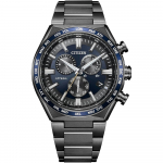 CITIZEN ATTESA CB5967-66L Kronograafkell (Raadiojuhitav, Veekindel, Kerge) Eco-Drive ja must titaan&uuml;mbrisega, valmistatud Jaapanis, Meeste B