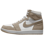 Jordan Air Jordan 1 Support High top Vintage Basketball Shoes Unisex White Brown FD2596-201 43 gray
