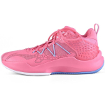 Li Ning SONIC 8 TD Team Edition Mid top Performance Basketball Shoes Men's Pink White ABPQ011-7 41.5 pink
