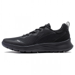 Li Ning Light Feather Comfortable Textile, TPU Slip Resistant Abrasion Resistant Low top Running Shoes Men's Black ARST065-1 41
