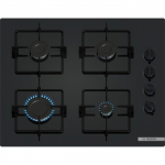 Table de cuisson &agrave; gaz - BOSCH S&eacute;rie 2 - 4 foyers - 52 x 59 x 5,4 cm - POP6B6K30 - Noir