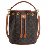 Celine Clara Mikrologo Prindiga T&otilde;mblukuga Koti Kott Naiste &Otilde;lakott Pruun 116882FQM-04LU Basic Set (Bag+Dust Bag)