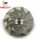 GTB2260VK Turbolaadur 758351 Kompressori ratas freesitud MFS Billet BMW 525D E60 E61 3.0D 235HP 173Kw M57N2 2007- jaoks