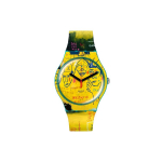 SWATCH Unisex 41mm Kollane k&auml;ekell SUOZ354 SUOZ354 Yellow yellow